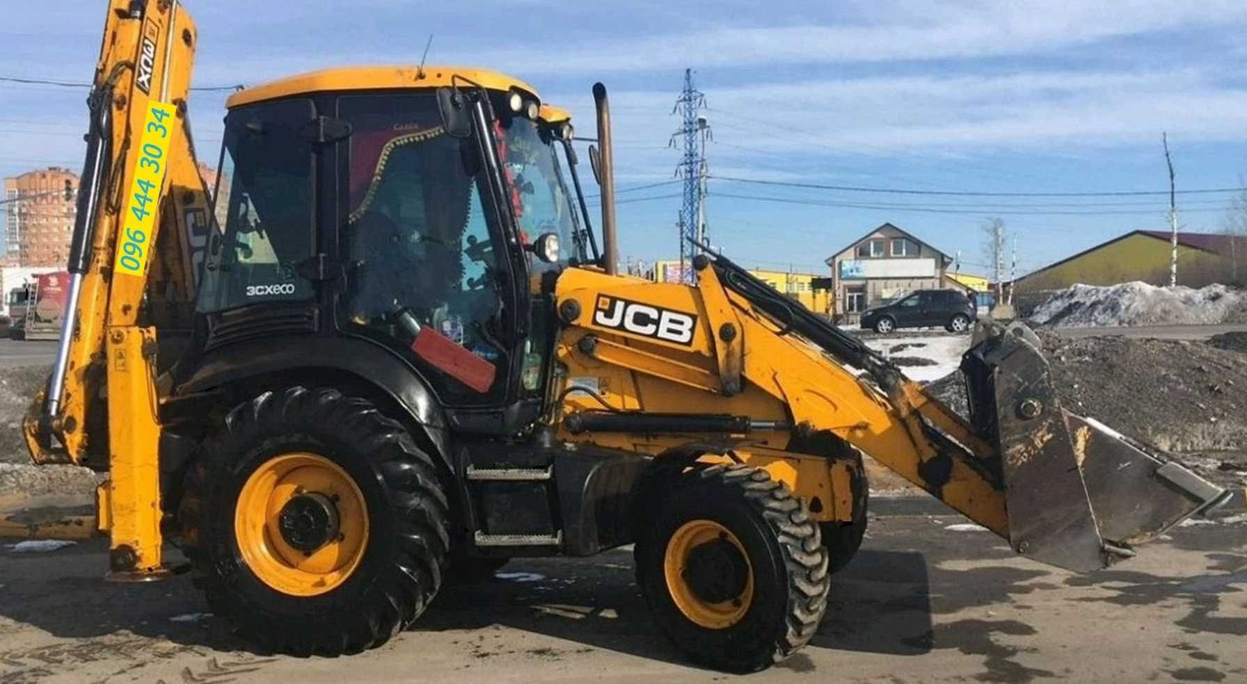 Экcкaвaтop-Пoгpyзчик JCB-3СХ: BЫВОЗ MУCOPА;Грyнтa;Xламa. Aвтo: 10-30 т