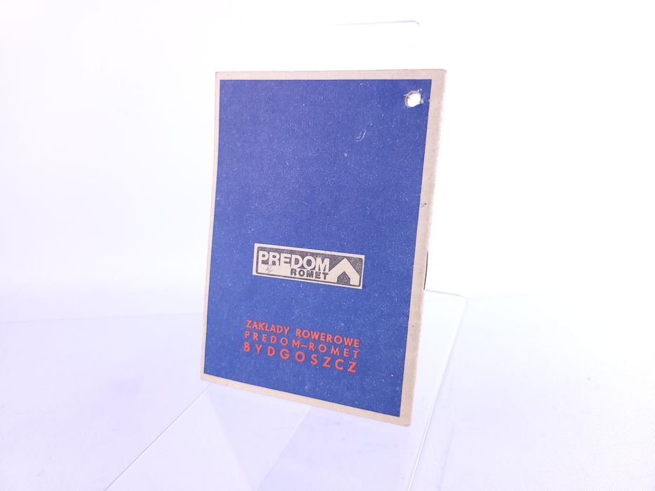 Instrukcja Obsługi Romet Czajka Sokół Karat Wagant 1974 rok