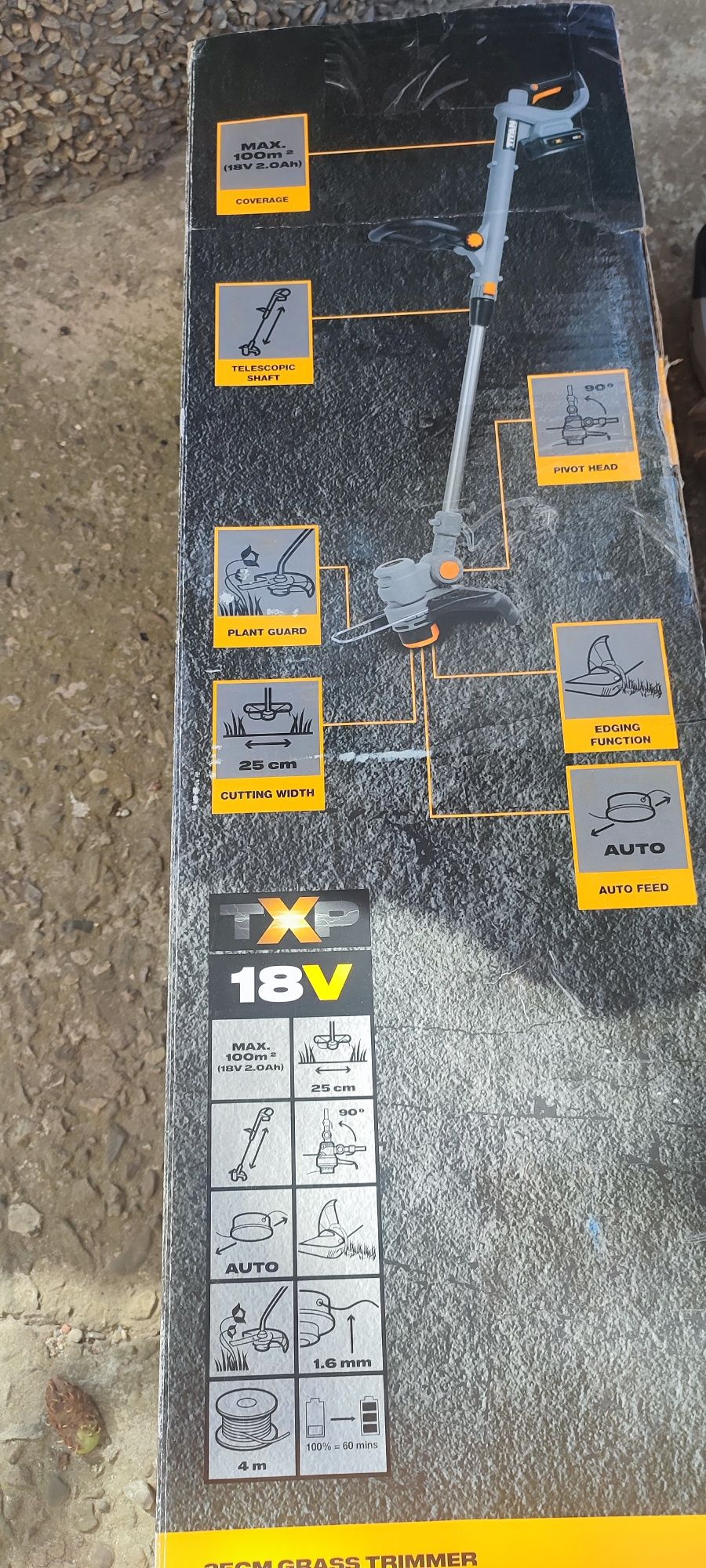 Газонокосарка трімер акумуляторна з Англії