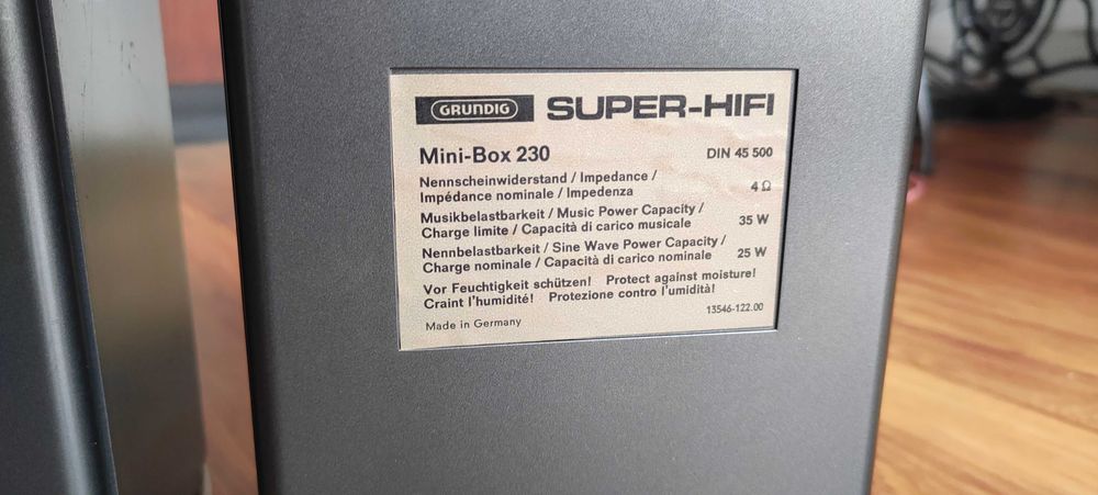 Kolumny Grundig mini box 230