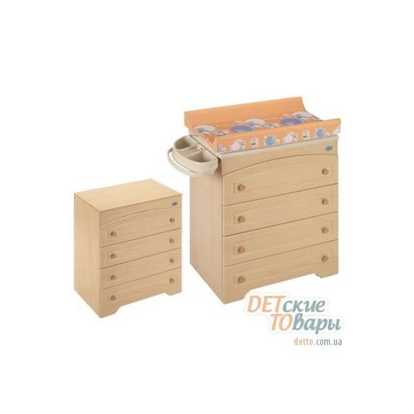 Дитячий комод - сповивач, пеленальний комод з ванночкою Neonato Roma