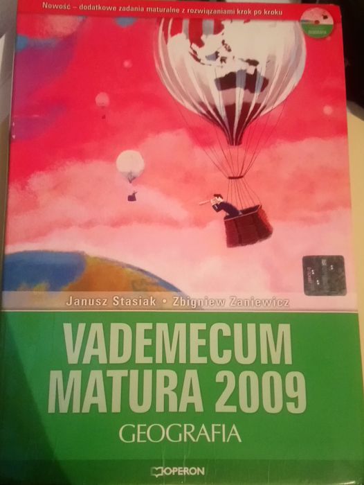 Okazja-Nowe Vademecum do matury z geografii+płyta CD
