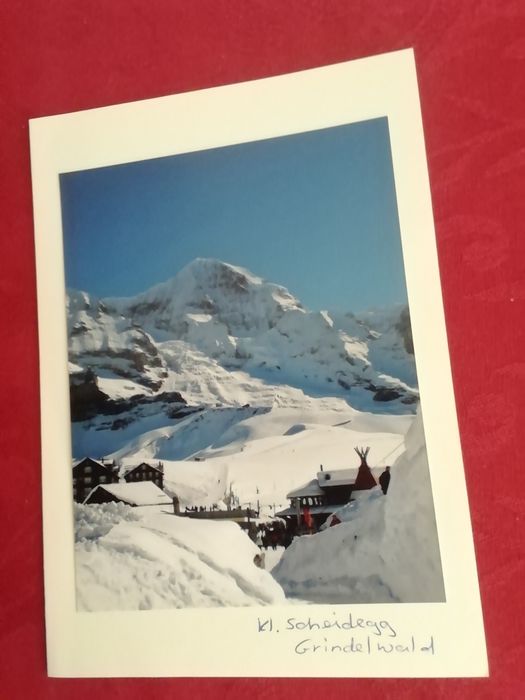Postal com foto de Grindelwald, Suiça