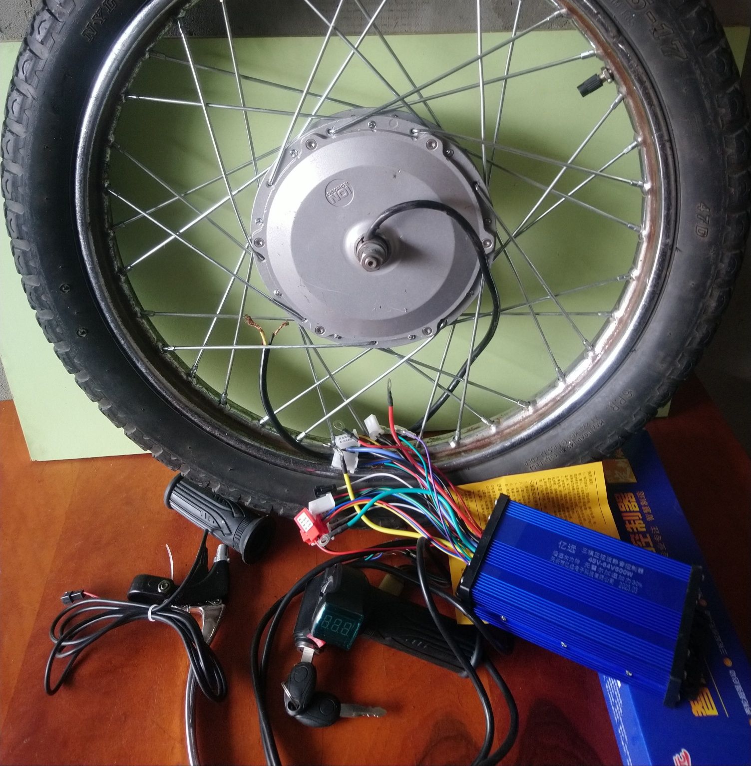 Мотор колесо для мопеда альфа или дельта 48 вольт 500 ват