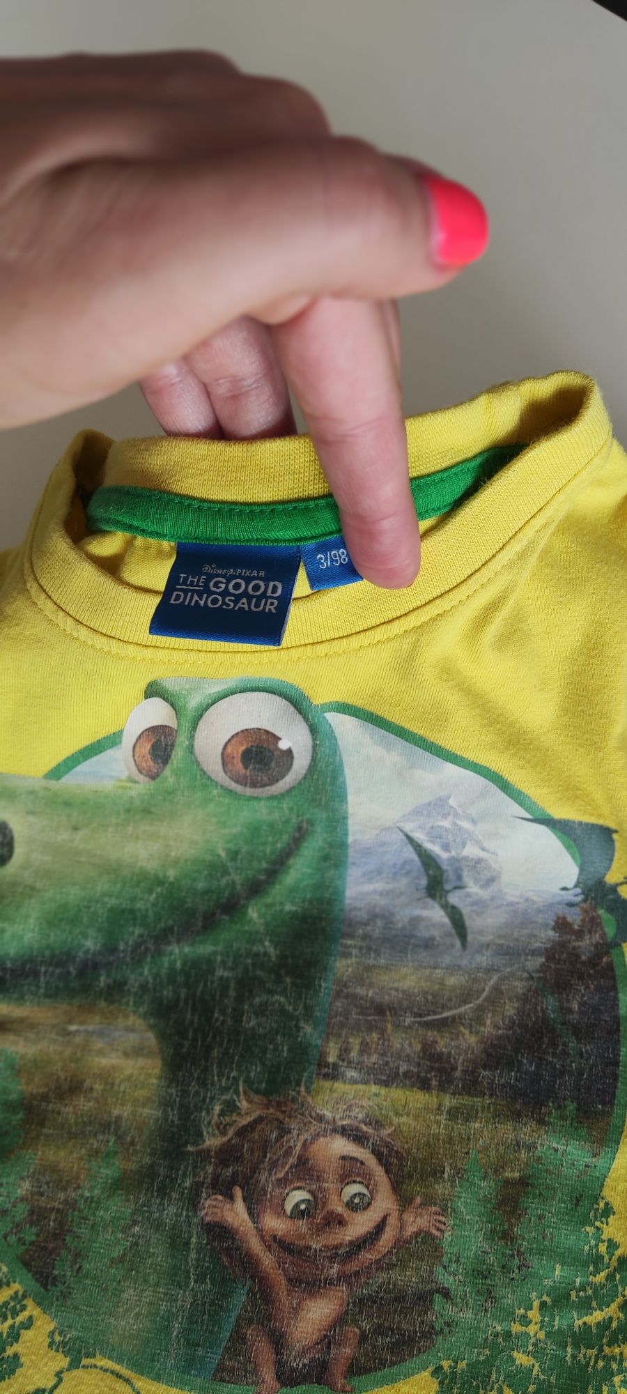 Koszulka, t-shirt, bluzeczka krótki rękaw, Dinozaur, rozmiar 98.