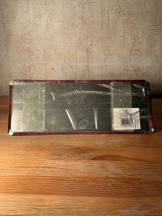 Metalowa tabliczka Kuchnia otwarta 24/7 – 13x33 cm