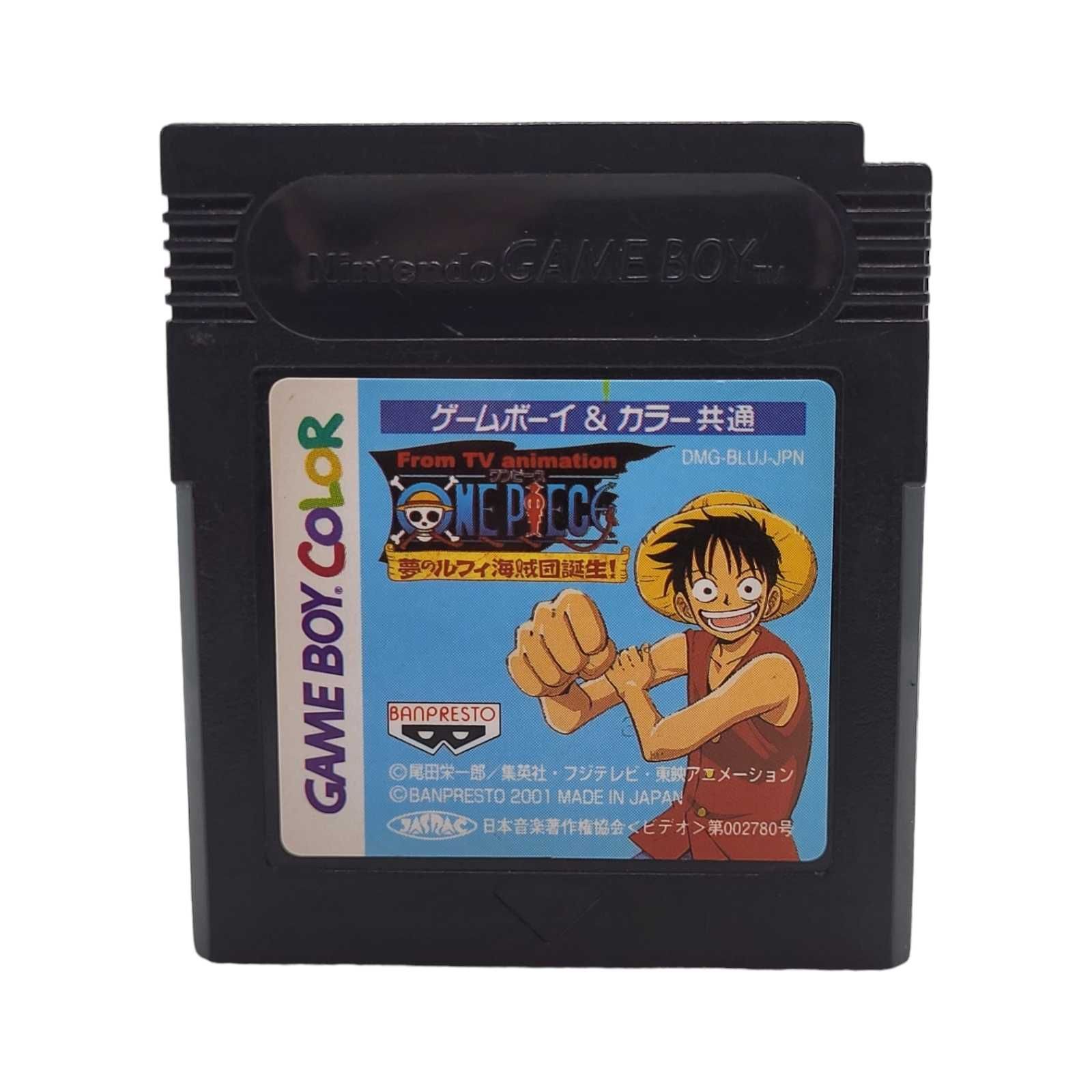 One Piece From TV Animation Game Boy Gameboy Color