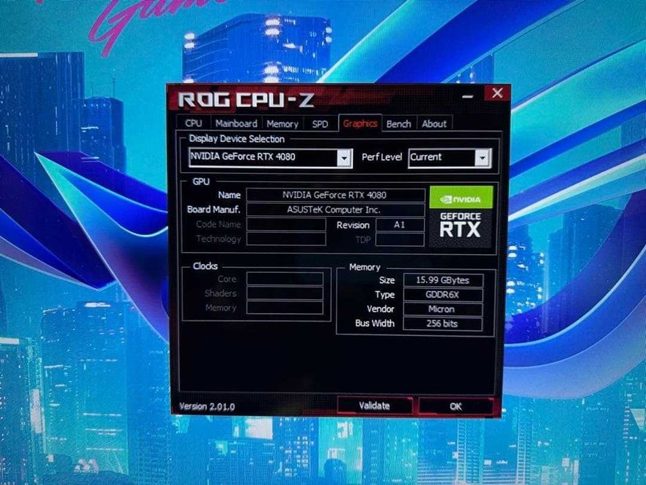 Продаю свою RTX 4080 від ASUS у версії ROG Strix
