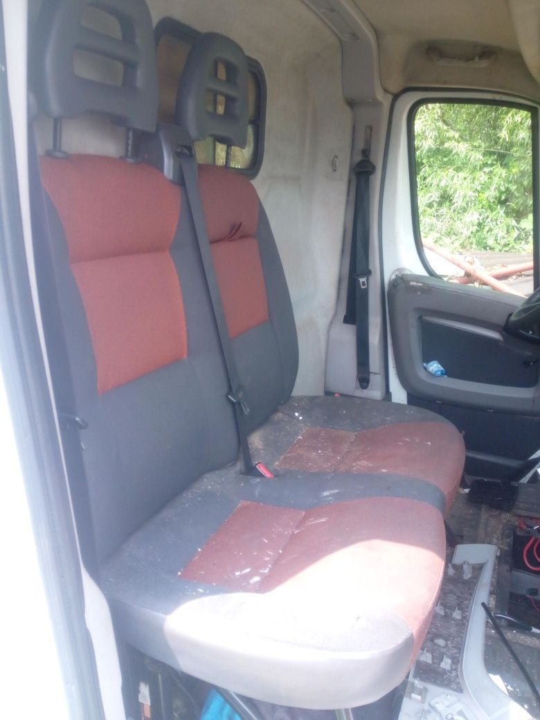 Ławka fotel pasażera fiat Ducato po 2006