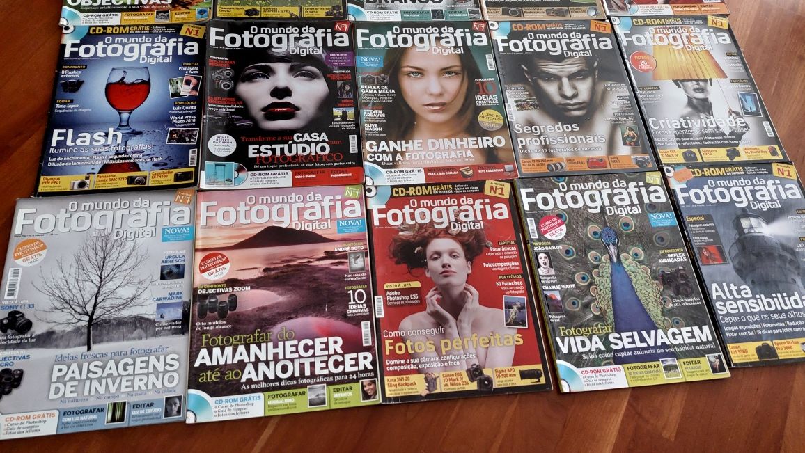 15 revistas - O Mundo da Fotografia Digital