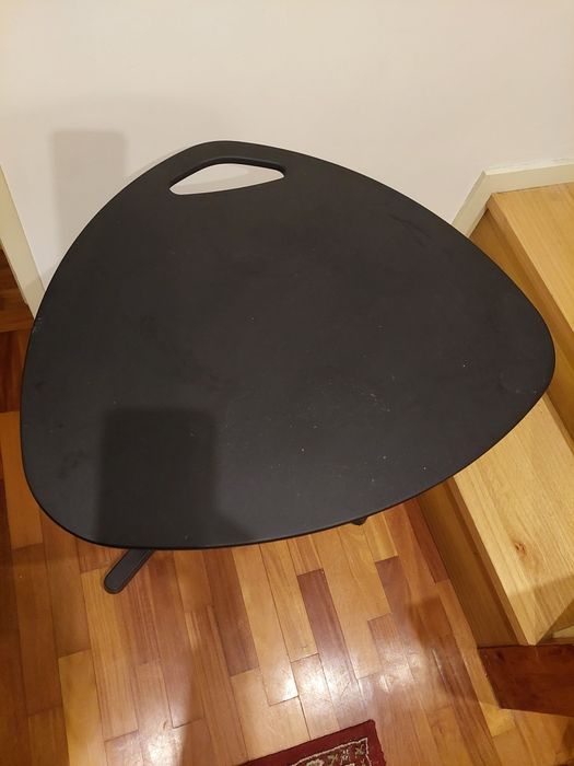 Mesa preta de computador ikea