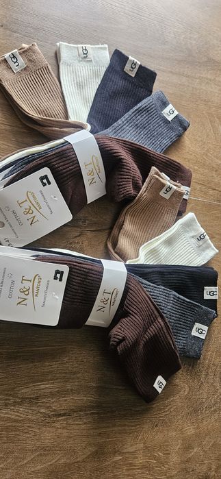 Skarpetki roz 35/38 nowe 5 par
