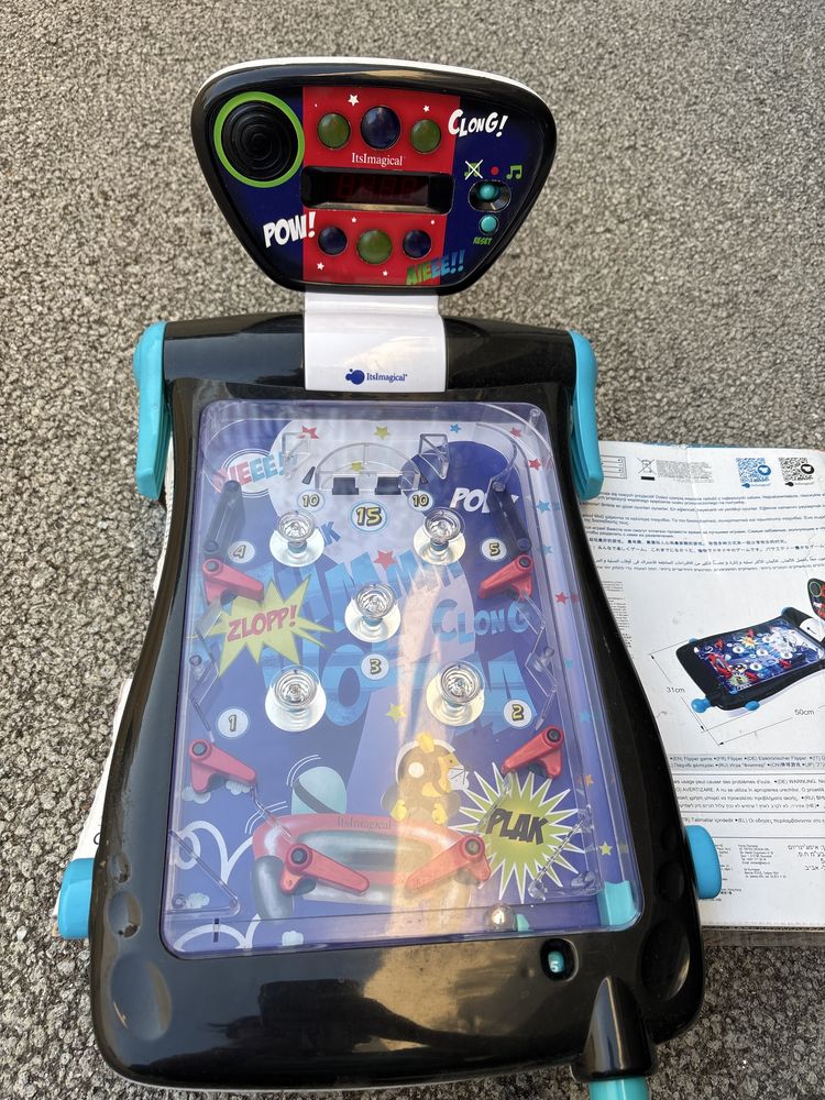 Brinquedo criança Flipper tabuleiro