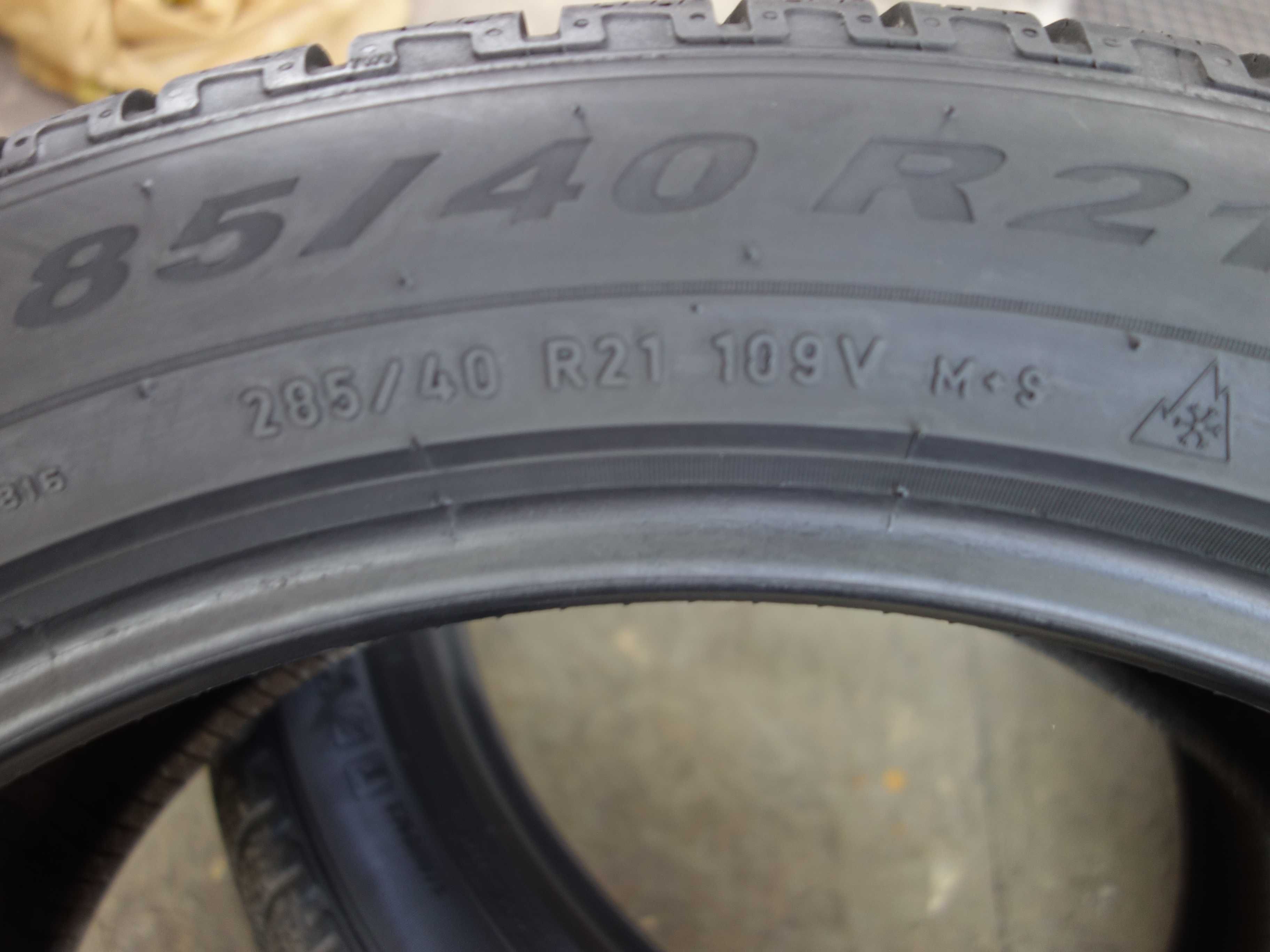 Opony Zimowe 285/40/21 PIRELLI 2 Sztuki Demo