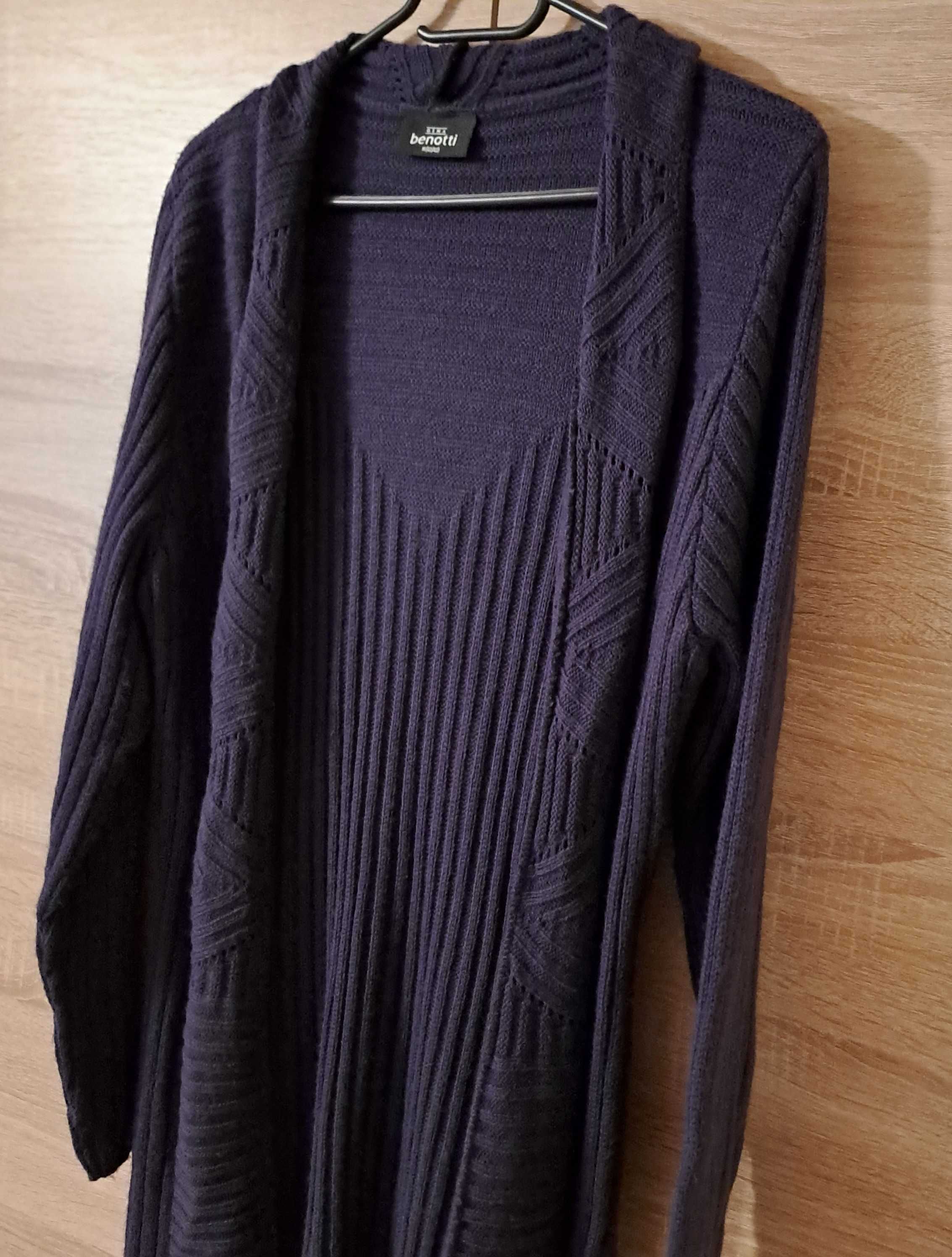 Sweter kardigan damski / rozmiar L/40