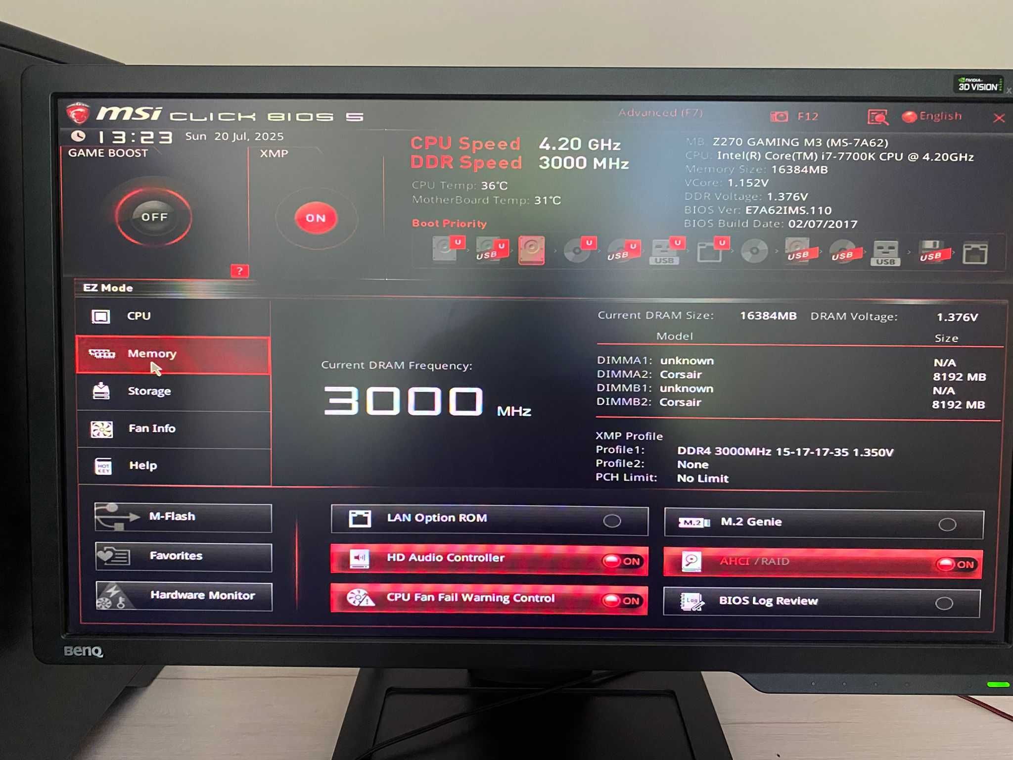 Komputer Stacjonarny i7/ gtx1080 + dwa monitory
