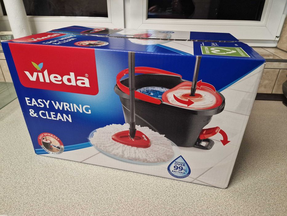 Zestaw Vileda Wiadro i mop obrotowy easy wring & clean