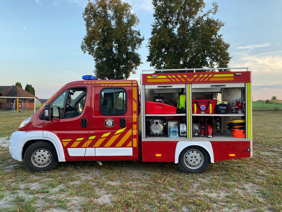 GLBM Fiat Ducato DMC 3.500kg kat. B! Zabudowa z 2023r STRAŻ OSP