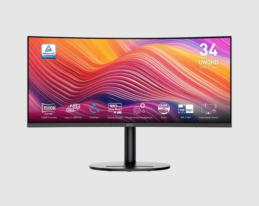 Monitor MSI Modern MD342CQP 34″ UWQHD 120Hz • nowy • gwarancja