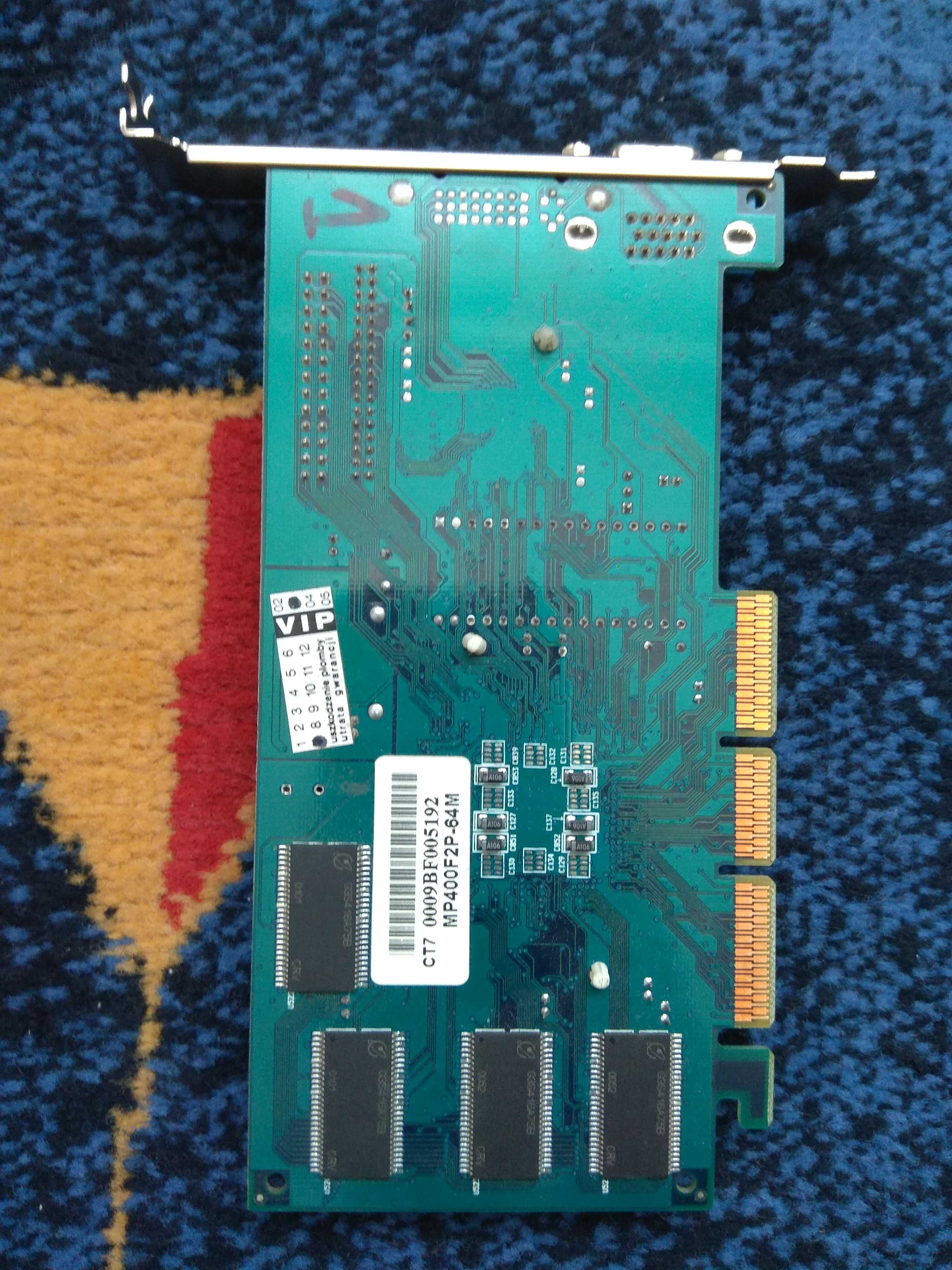 nVidia 7300 GT DDR2; nVidia MP400F2P; GAINWARD GTX570 GDDR5