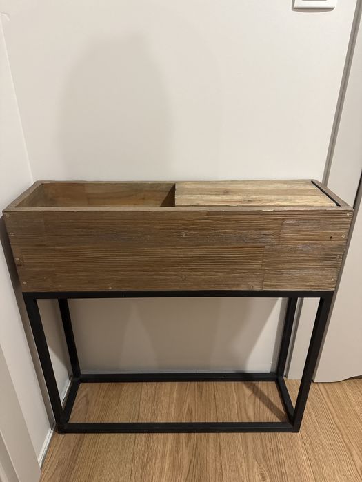 Konsola, kwietnik, regał, vintage, loft