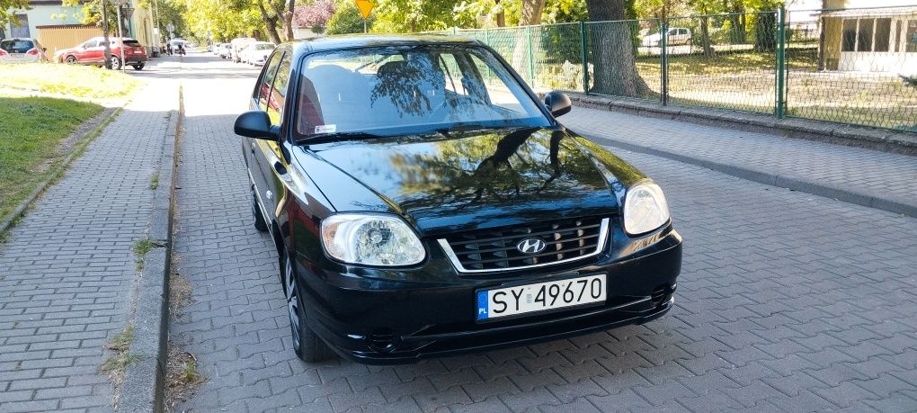Hyundai Accent 1.5 16V 90 kM 05 r. 114 tys. km. Klima. Stan BDB. Hatch