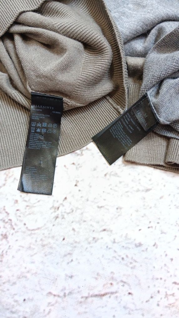 Легкф кофти, лонгсліви All Saints new religion diesel hugo zara