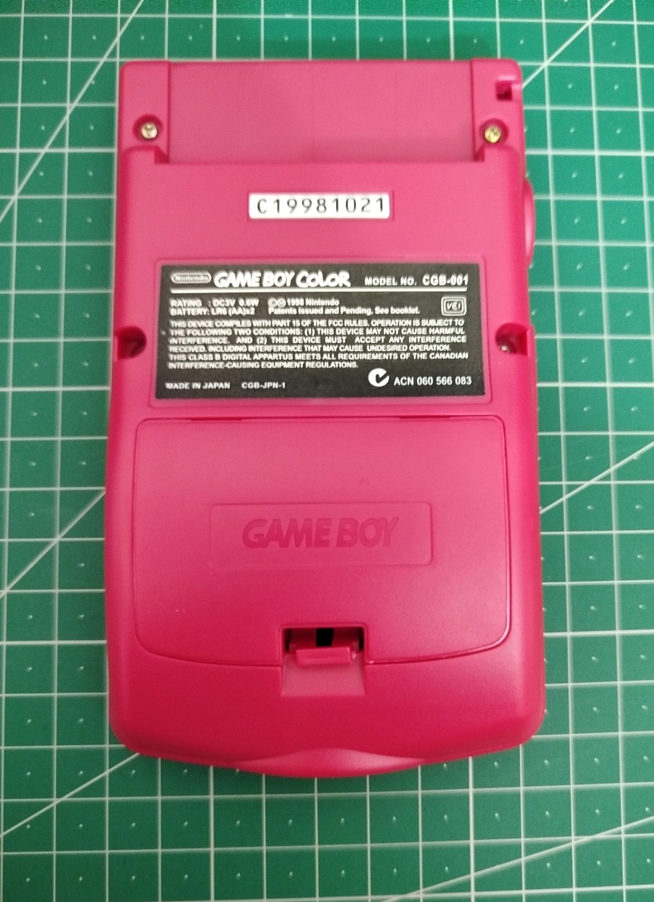 Carcaça Game Boy Color Vermelha