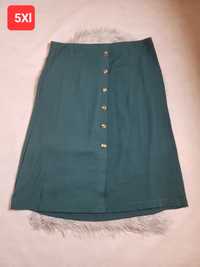 Sliczna zielona spodnica plussize rozmiar 5Xl nowa
