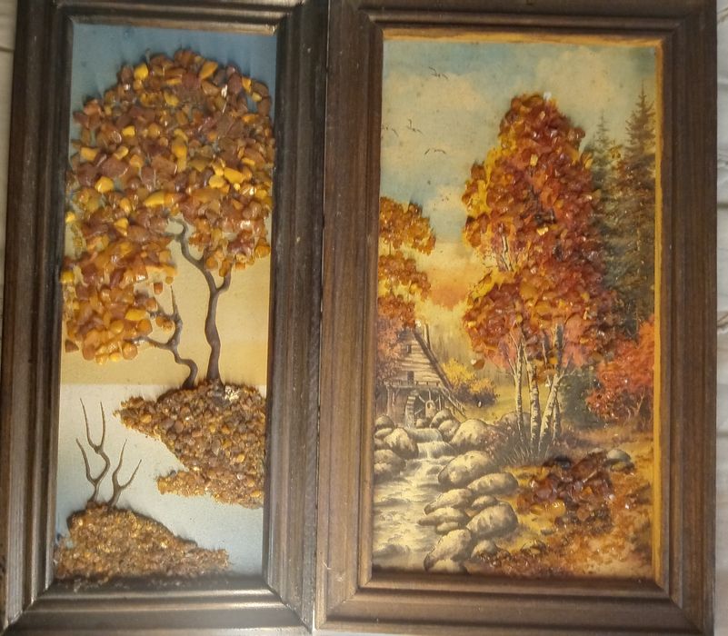 Продам картину з бурштину