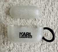 Etui AirPods Pro Super Karl Lagerfeld Srebrne