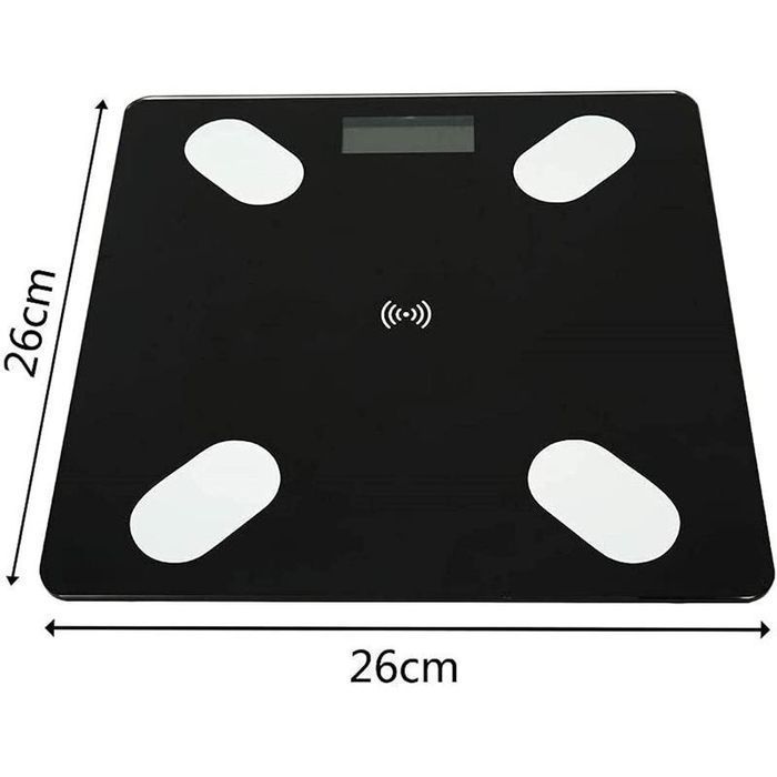 Waga Łazienkowa Slim Analityczna 180kg SMART Bluetooth