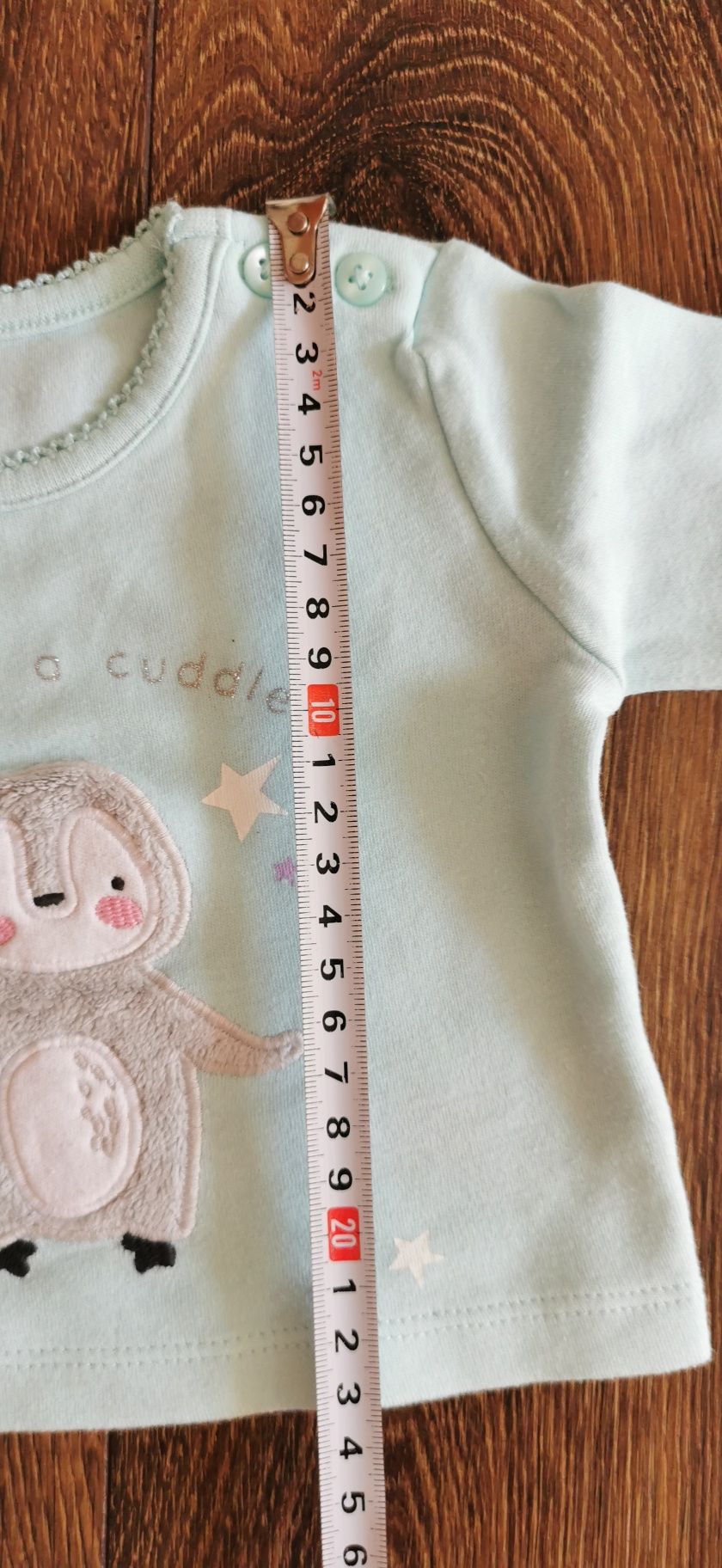 Zestaw 4 koszulek niemowlęcych z długim rękawem 0-3M