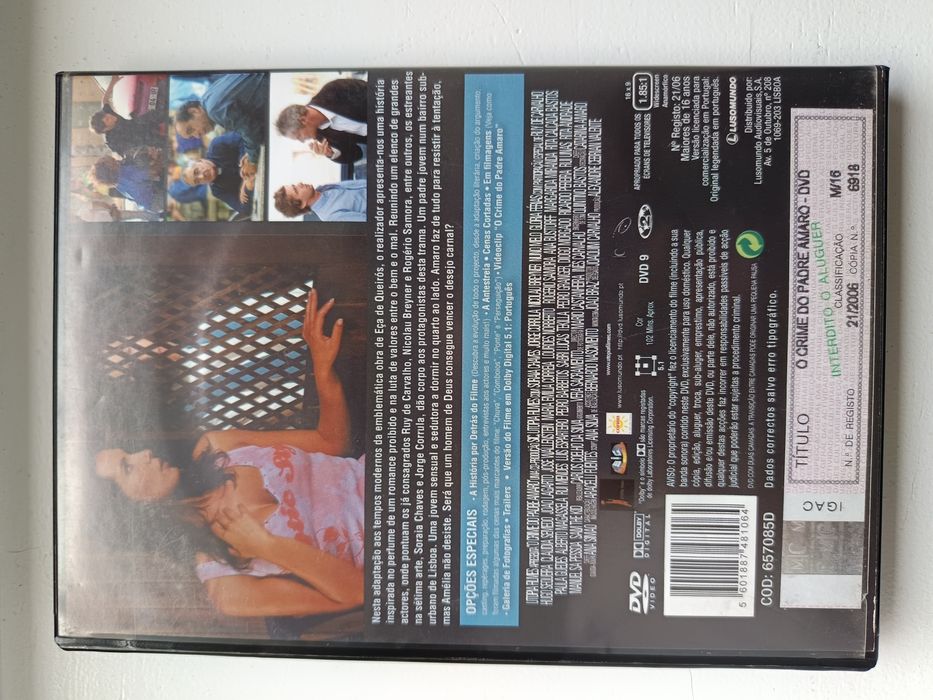 DVD o crime do padre Amaro