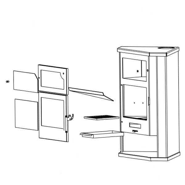 Salamandra Juan Panadero COIMBRA EcoDesign 7Kw