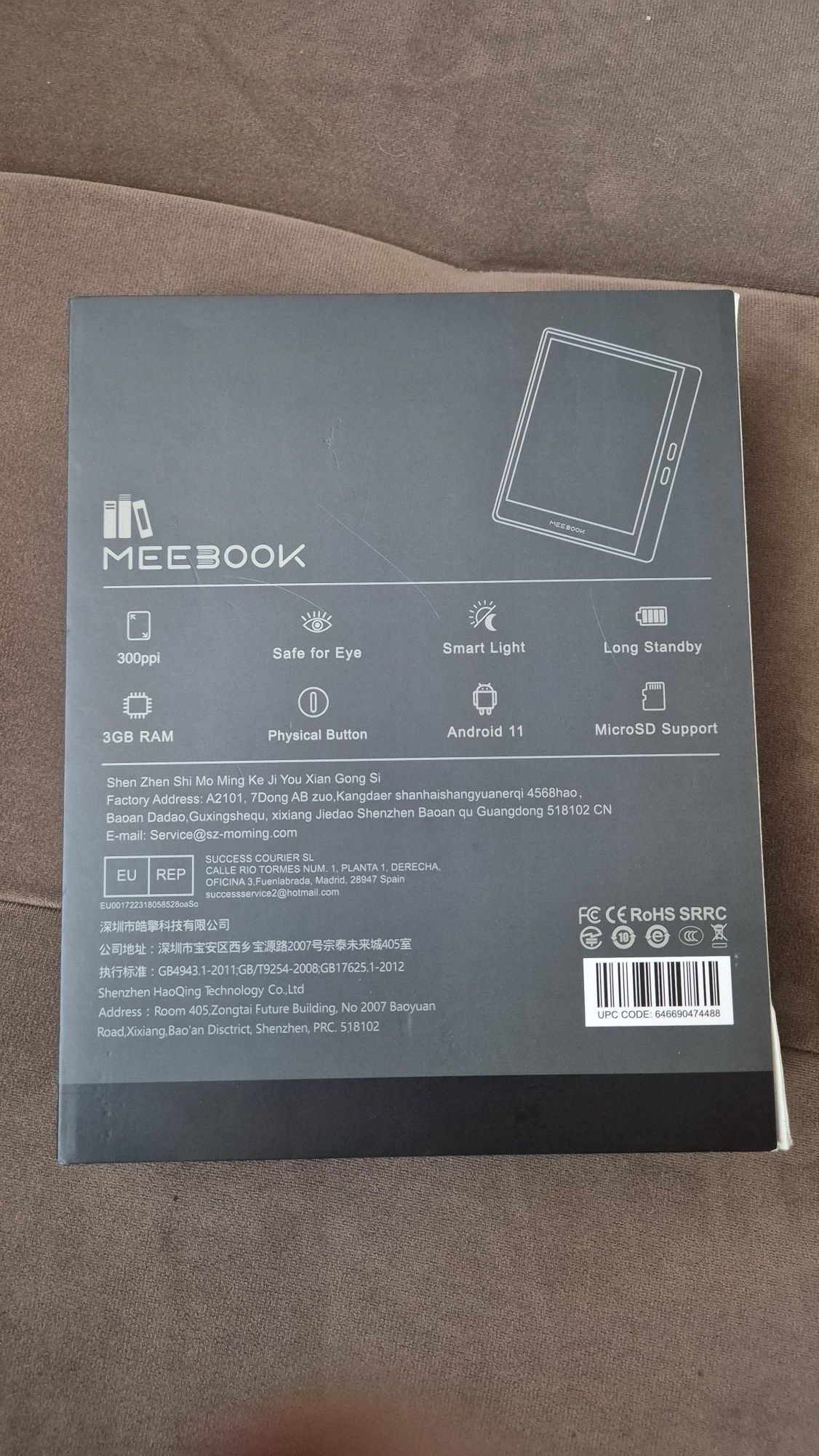 Czytnik E-book Meebook M7 300ppi android 11  3gb ram