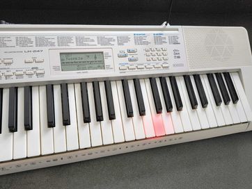 Keyboard CASIO LK-247 + mikrofon i stojak