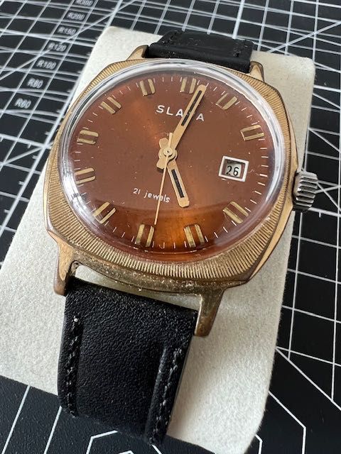 Zegarek męski SLAVA – vintage, ZSRR
