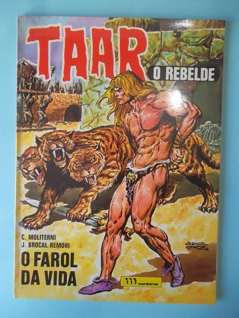 Álbuns de BD TAAR O REBELDE - Edição Meribérica.