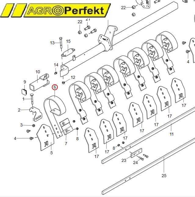 Ząb belki polowej (włóki) Vaderstad 202181 CROSSBOARD oryginał