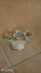 Ramo de flores de porcelana