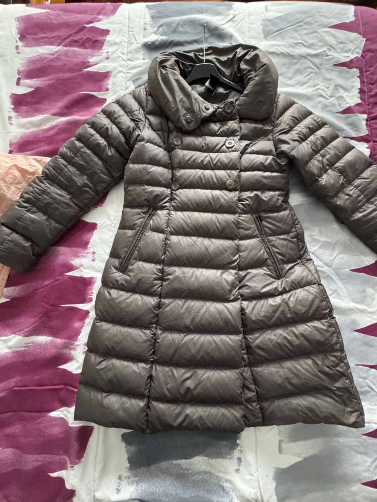 Casaco de pena comprido North Face M