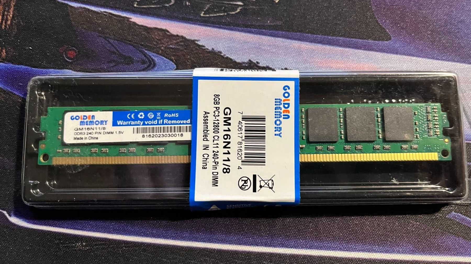 Оперативная память 8Gb Golden Memory DDR3-1600