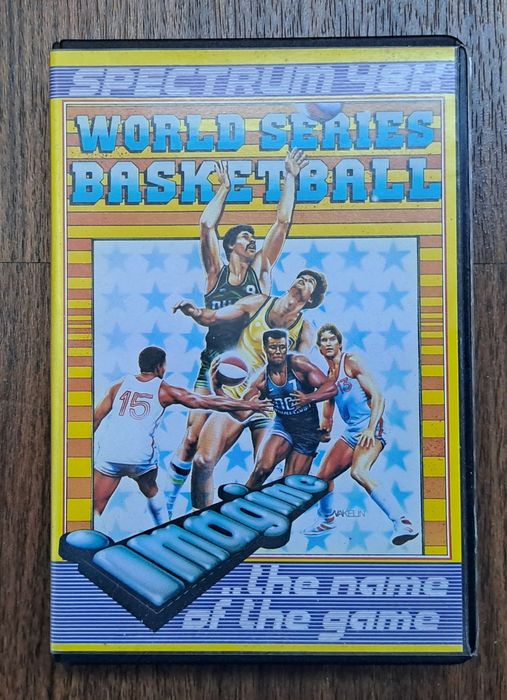 Cassete K7 jogo World Series Basketball ZX Spectrum (original)