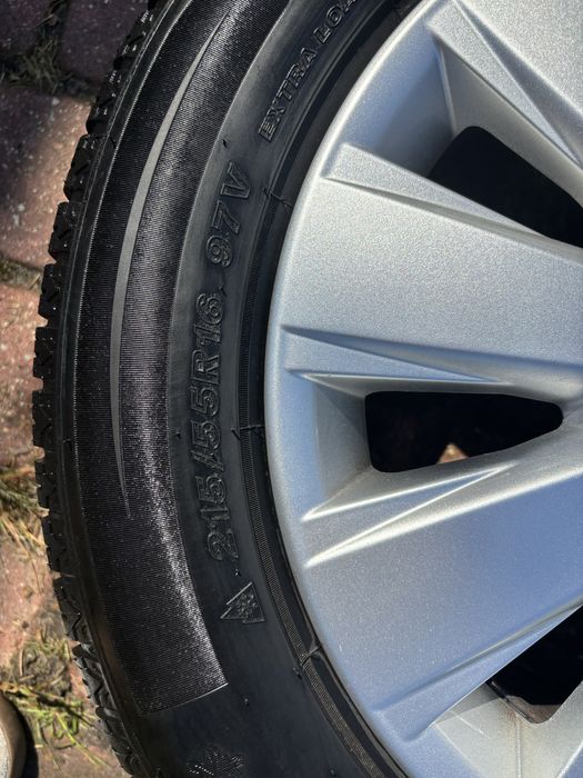 Alufelgi 16 cali 5x110 ze świeżymi oponami wielosezonowi