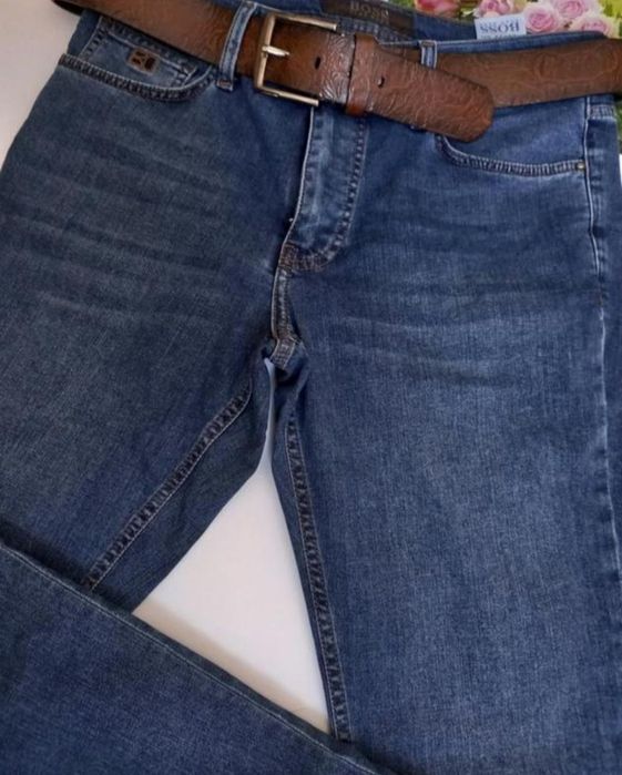 Мужские джинсы Hugo Boss c поясом , 34, 40 размеры