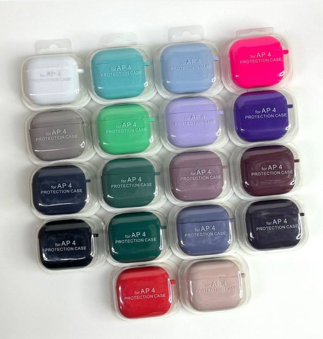 Чехол чохол для Apple AirPods Pro 3 2 4 з карабіном з мікрофіброю