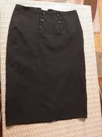 Czarna spódnica ołówkowa Kappahl r.36 z wysokim stanem