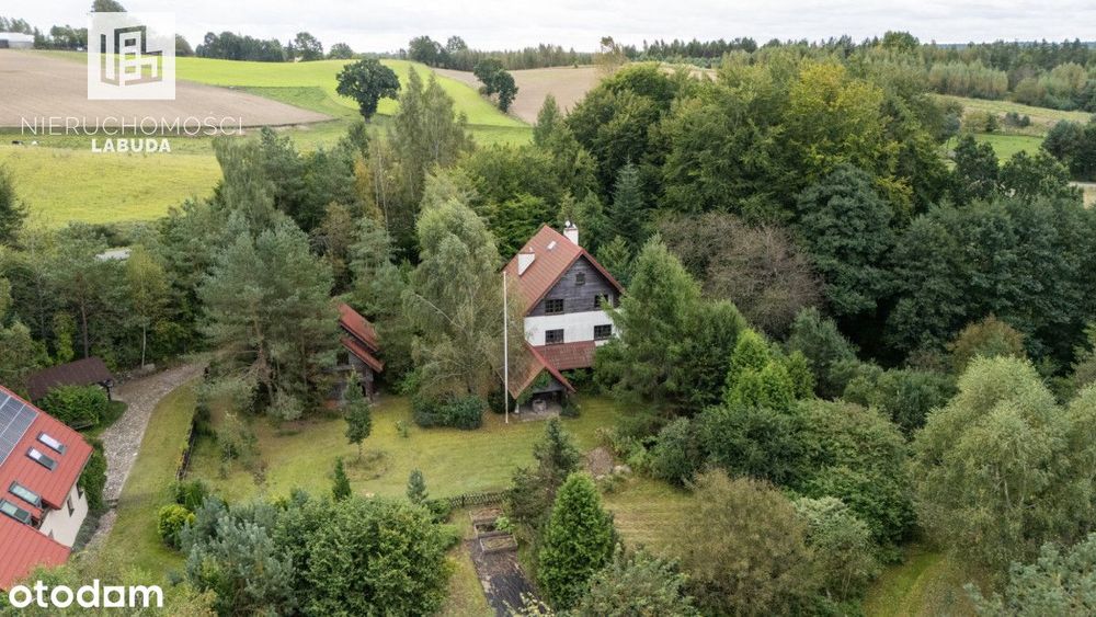 Dom o charakterze siedliskowym na dużej działce