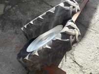 par de rodas motocultivador ou trator articulado